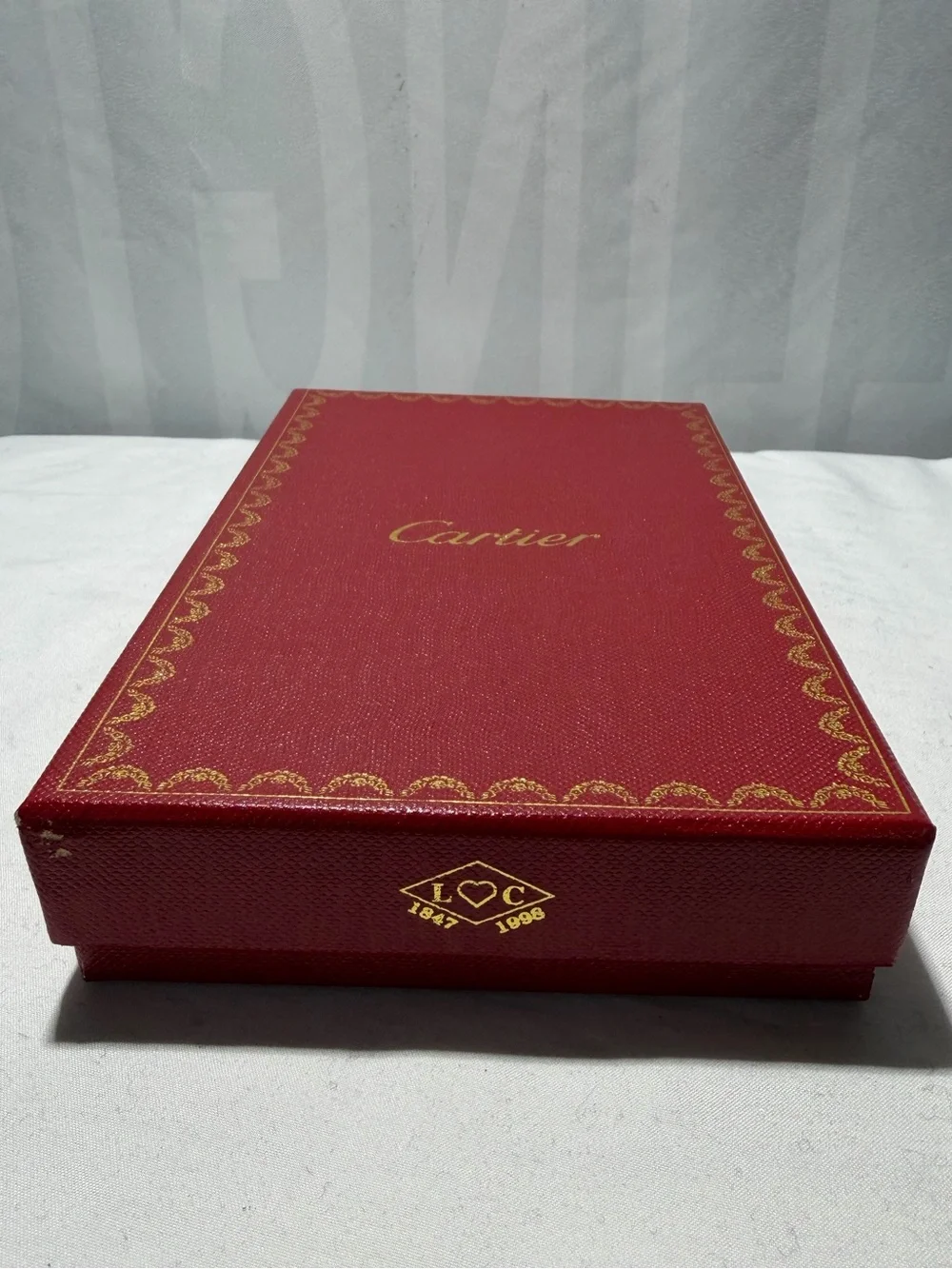 Cartier Red and Gold Presentation Box